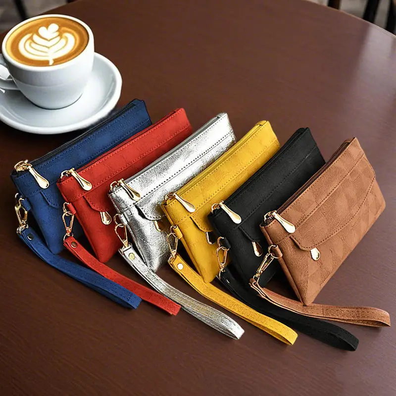 sac à main à la mode pour femmes, portefeuille mobile, sac à main de couleur unie, petit sac décontracté polyvalent pour dames