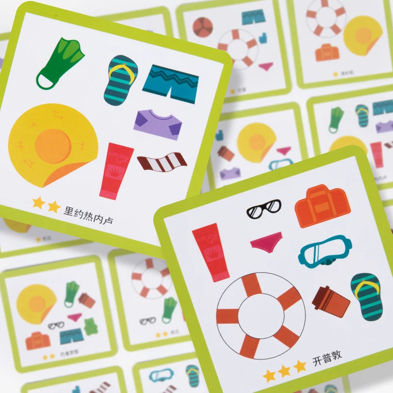 puzzle de rangement de valise en bois, jeu déployé sans retard, puzzle de voyage, jouet de puzzle d'entraînement à l'imagination spatiale pour enfants