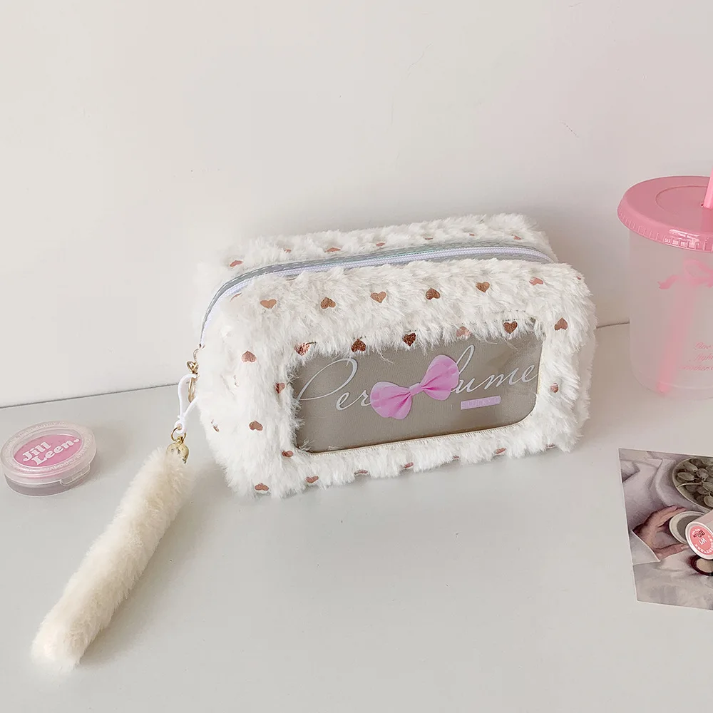 pochette souple, sac de maquillage, étui à cosmétiques pour l'école et le bureau, portefeuille pour femmes, sac d'argent, porte monnaie, organisateur de rangement