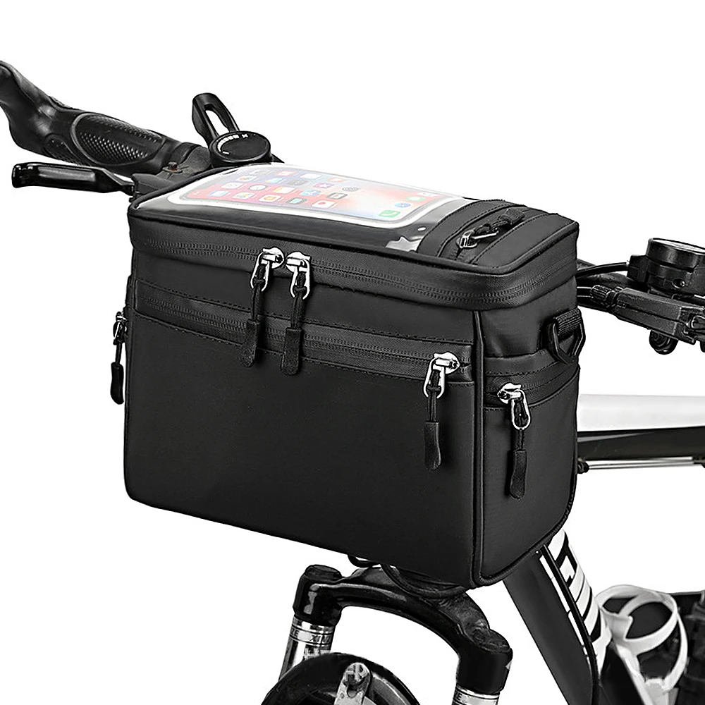 Sac de guidon de vélo en poudre Electrolux, sacoche de tube avant de bicyclette, de transport