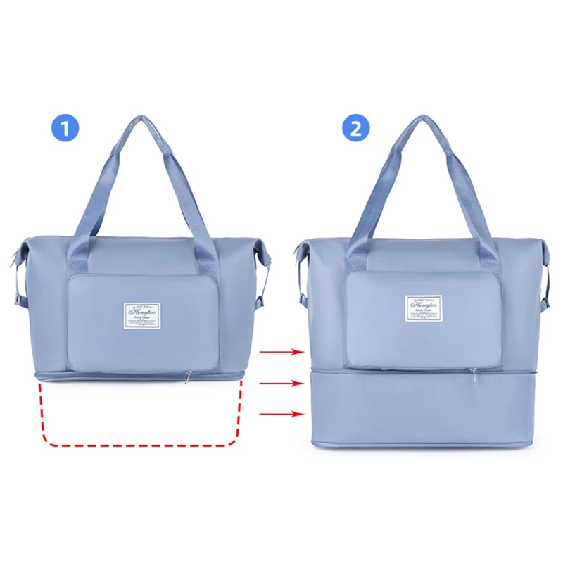sacs de voyage extensibles de grande capacité, sac de rangement de bagages, sac à main étanche portable pliable, sac de rangement de vêtements de voyage, nouveau