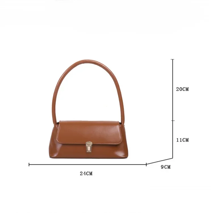 sacs à bandoulière de marque de luxe pour femmes, design de mode sous les bras, sac à bandoulière, sac à main et bourses de couleur unie, 2024