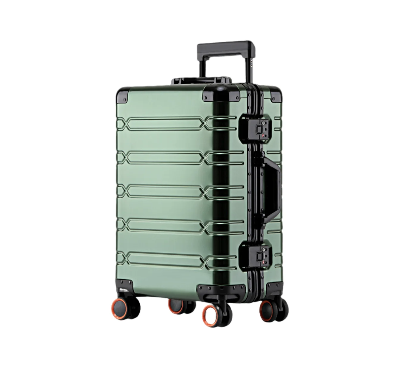 ensemble de bagages durables de grande capacité, valise en aluminium pour femmes et filles, bagage à main pour voyage d'embarquement 2024 20/24/29