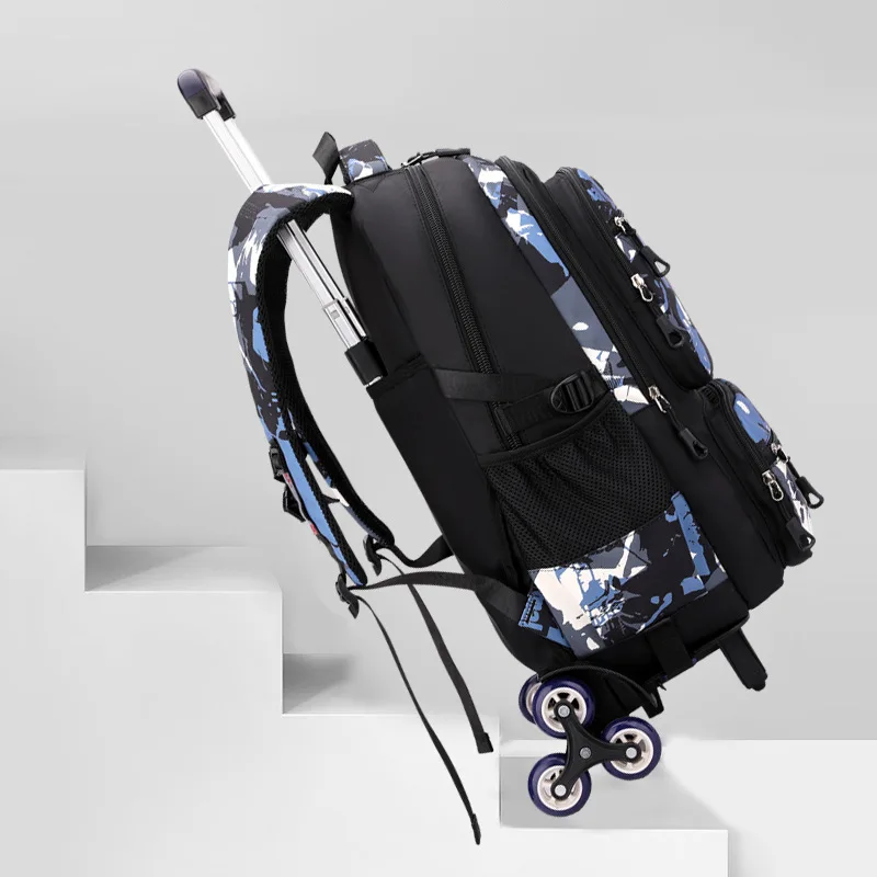 sac à dos d'école pour enfants avec roulettes sac d'école à roulettes pour garçons enfants sac à dos à roulettes sac à roulettes étudiants sac à dos bookbag
