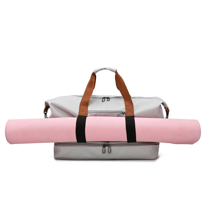 sac de voyage pour hommes et femmes, bagage à main de grande capacité, séparation sèche et humide, sac de sport et de fitness, paquet de voyage pour courte distance