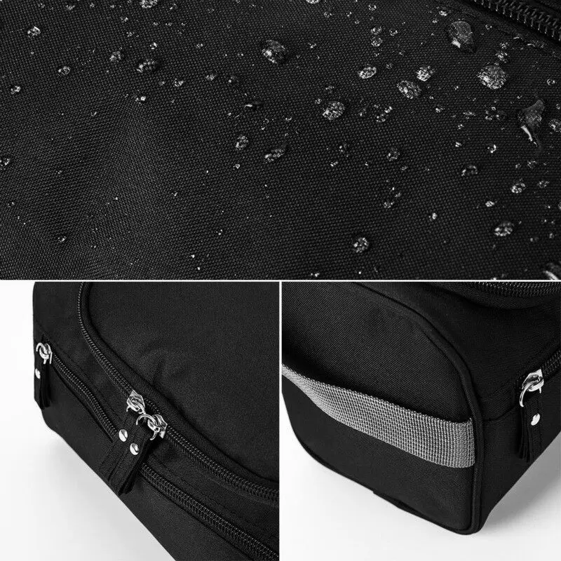 trousse de maquillage portable pour hommes et femmes, trousse de maquillage unisexe, trousse de maquillage étanche, trousse de présentation pour l'évaluation et la toilette, poudres pour le lavage et le rasage