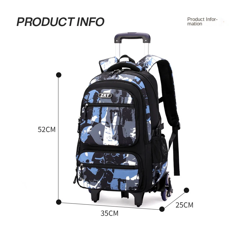 sac à dos d'école pour enfants avec roulettes sac d'école à roulettes pour garçons enfants sac à dos à roulettes sac à roulettes étudiants sac à dos bookbag