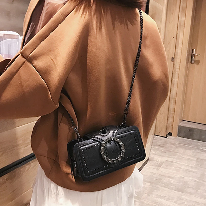 sacs à main de luxe pour femmes sacs à bandoulière diamants de luxe sac carré vintage fourre tout décontracté marque sac à main en cuir pu dames sac