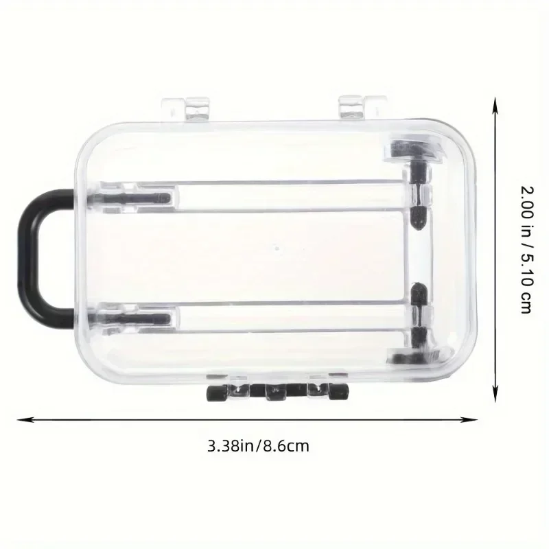 mini boîtes de rangement de valise en plastique transparent, 12 pièces, avec roues rétractables, organisateur de collations de bijoux