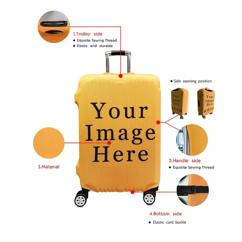 housse de protection anti poussière pour valise de voyage, expression drôle, housse de protection pour bagages pour boîtier de chariot de 18 à 32 pouces, accessoires de voyage