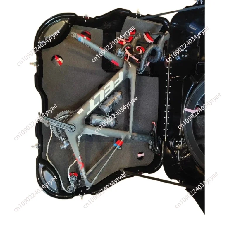Étui de voyage pour vélos sac de boîte rigide de voyage pour vols aériens de vélo