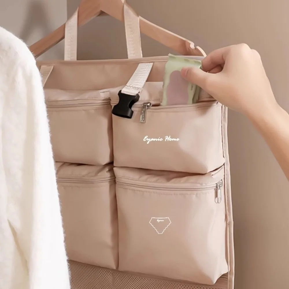 pochette de rangement de bagages suspendue, grande capacité, valise anti poussière, sac de rangement de vêtements, résistant à l'humidité, lavable