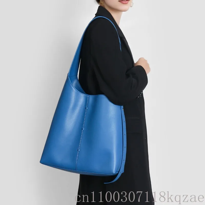 sac à bandoulière en cuir véritable pour femmes, fourre tout, sac à main de grande capacité, élégant, poignée supérieure, sac sous les bras