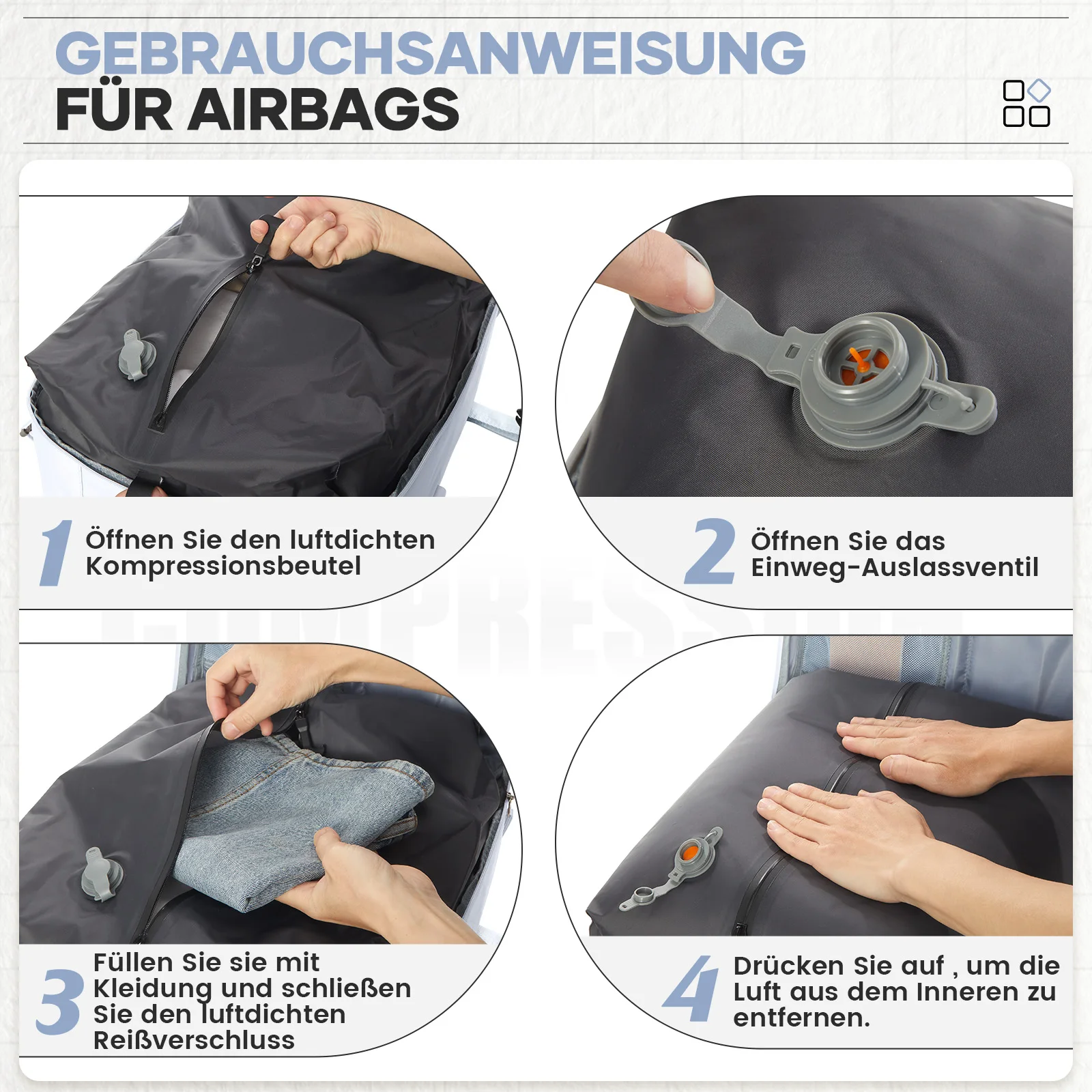 easyjet sac de cabine 45x36x20 sac à dos de voyage grand sac à dos pour ordinateur portable, sac à dos sous vide bagage à main avec système d'aspiration sac à dos airbag