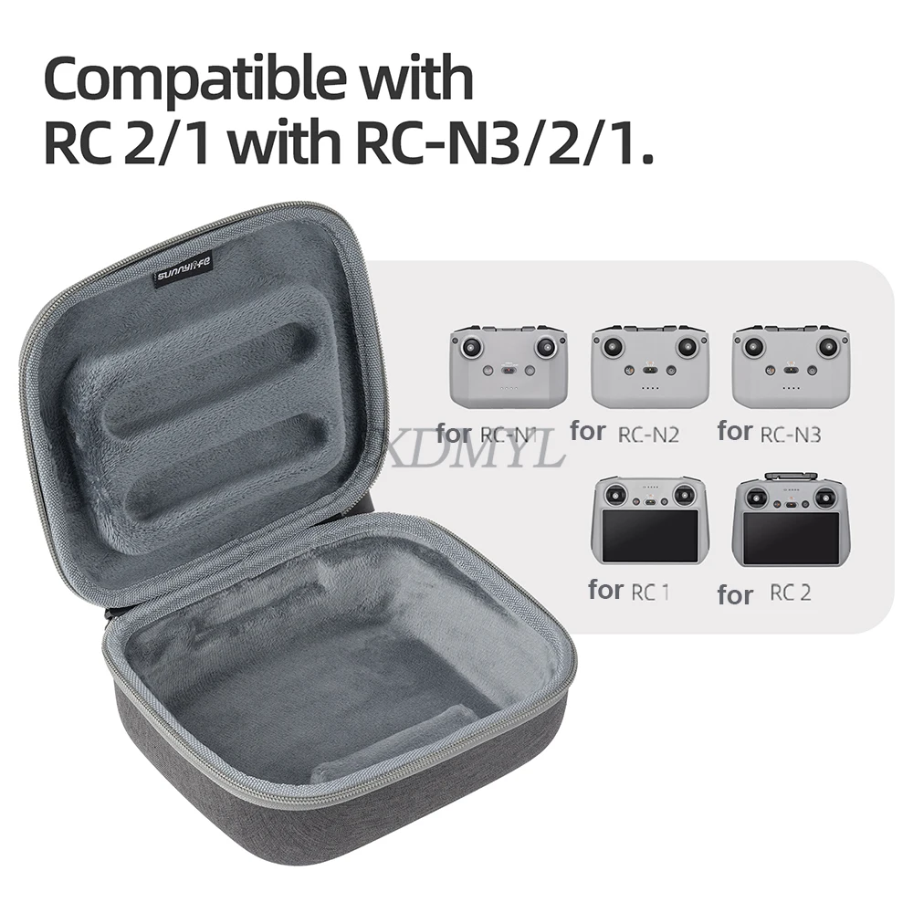 valise de protection pour télécommande dji mini 5 pro rc 2/rc n3, sac à bandoulière, sac à main, mallette de transport, sac de rangement, accessoire de drone