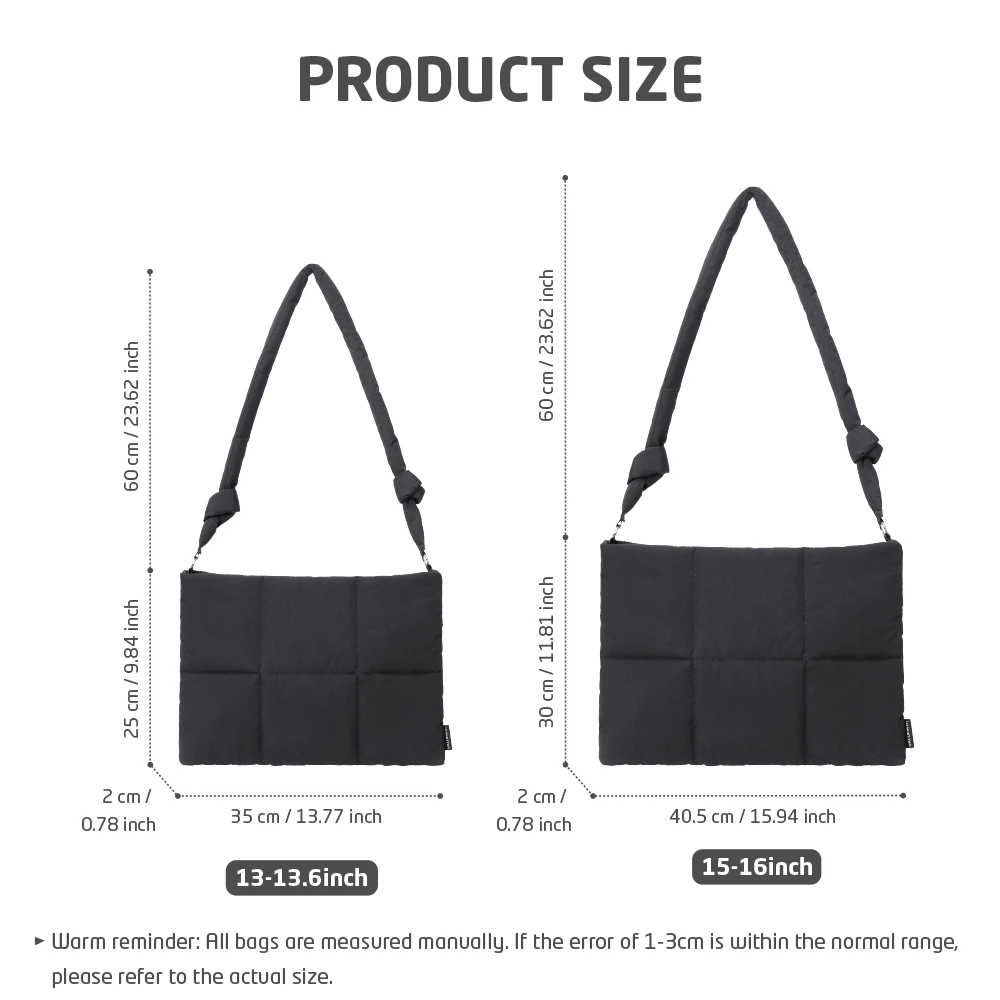 sac à bandoulière souple pour ordinateur portable 13 13.6 15 16 pouces, étui pour macbook hp dell huawei, sacoche pour ordinateur de plus grande capacité