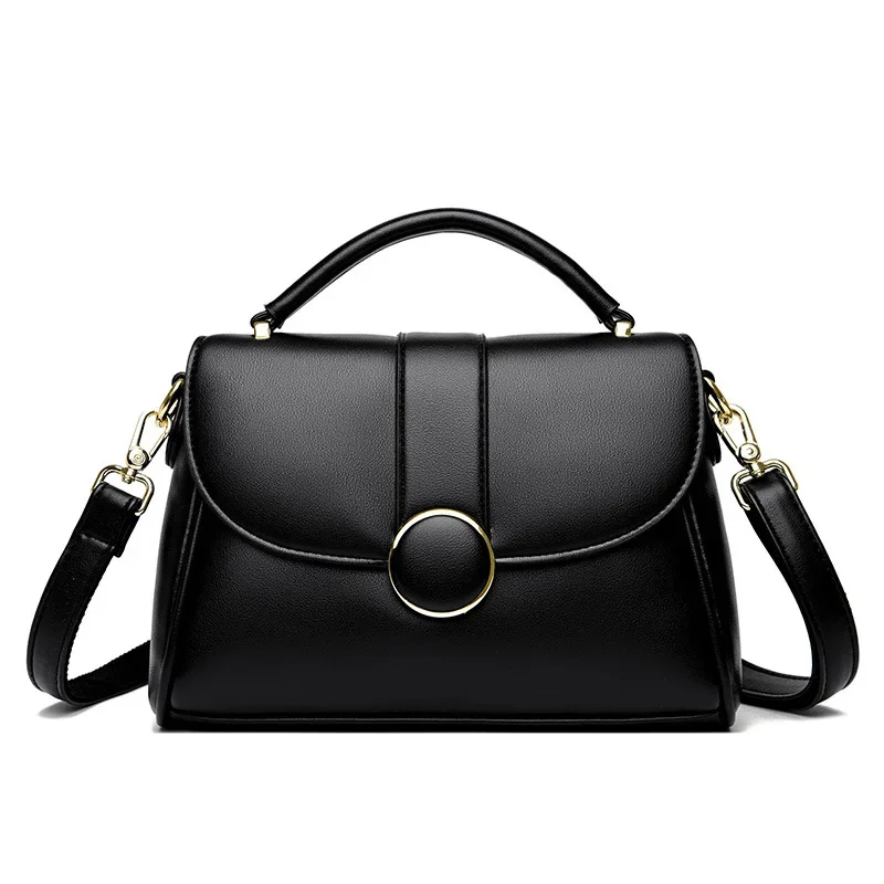 sac à main à la mode pour femmes, grande capacité, sac à bandoulière/à bandoulière simple en cuir souple, cadeau parfait, nouvelle collection 2025