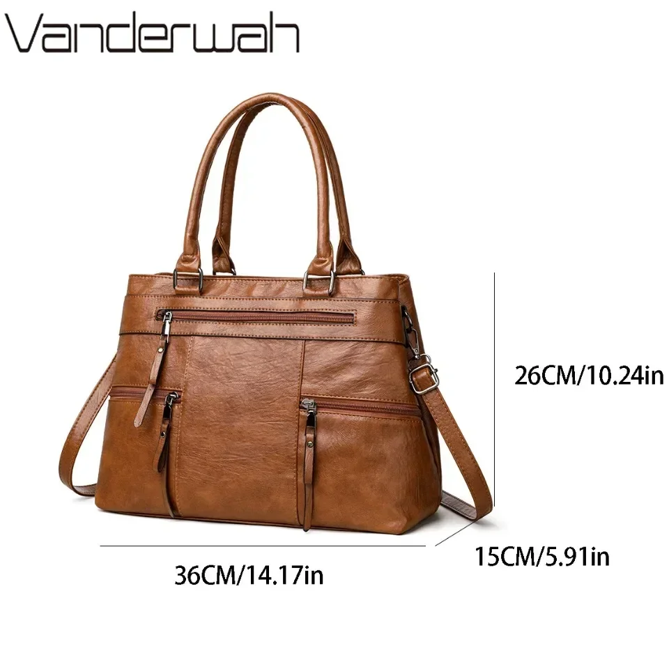 sac à main élégant pour femmes de haute qualité en cuir sacs à poignée supérieure sac à main dames sac à bandoulière fourre tout décontracté bolso marca lujo