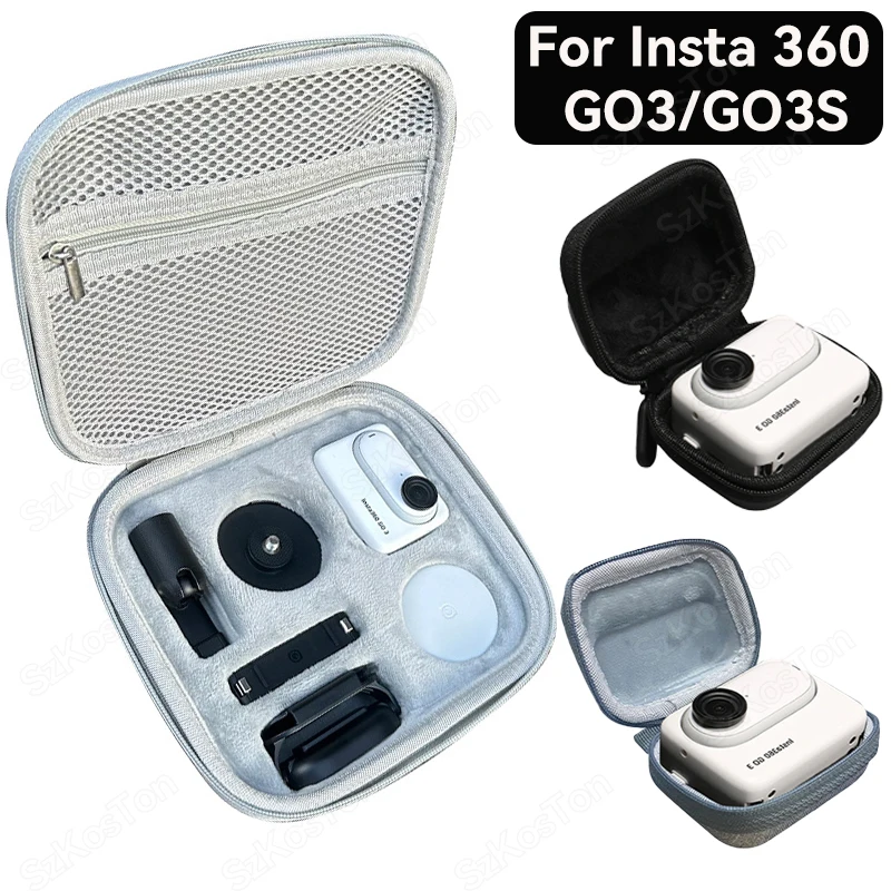 mallette de transport pour insta 360 go 3 s/go 3, sac de rangement portable, boîte à main, valise pour insta360 go 3 s, protection des accessoires de voyage