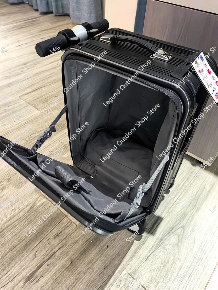 valise électrique, 20 pouces se3s noir, une valise électrique rétractable de 20 pouces est une valise à main intelligente pour les voyages de cyclisme