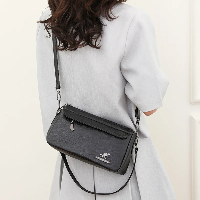 sac à main en cuir pu pour femme, sac à bandoulière vintage, sacs initiés à la mode, design de luxe, nouvelle tendance