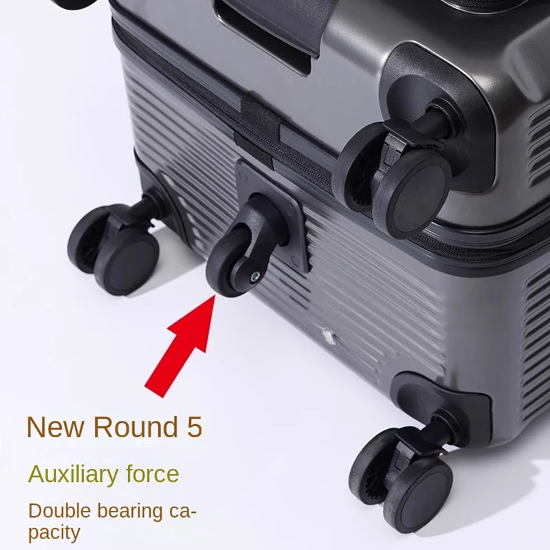 valise extensible à ouverture latérale de 32/34 pouces, nouveau bagage de grande capacité 2025, 24 pouces avec frein, boîtier de chariot à cinq roues