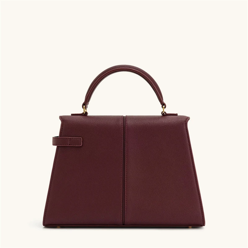 jw pei grand sac à main carré à bandoulière pour femme, sac haut de gamme, elise designer fashion, bordeaux, nouveau, 2025