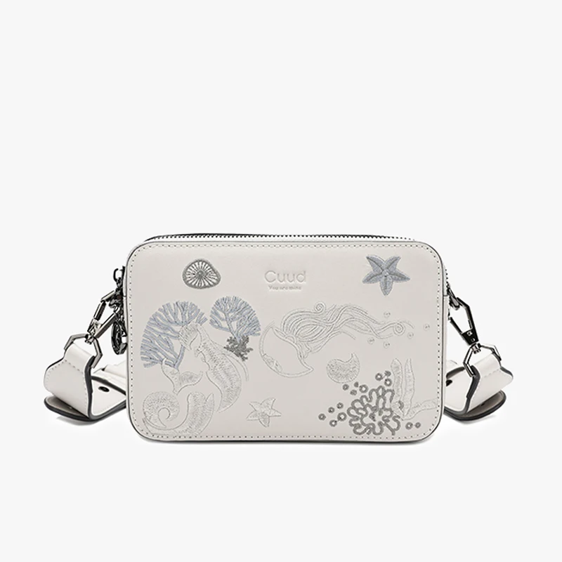 Sac à bandoulière de luxe pour femmes, sac à main en cuir véritable de bonne qualité, nouvel accessoire de mode féminine