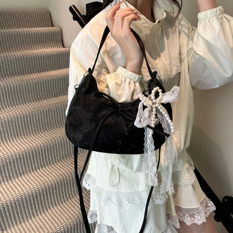 sac à main élégant, doux, polyvalent, haut de gamme, sensation douce, beau sac à bandoulière, tendance, style de rue, matériau pu, petite taille