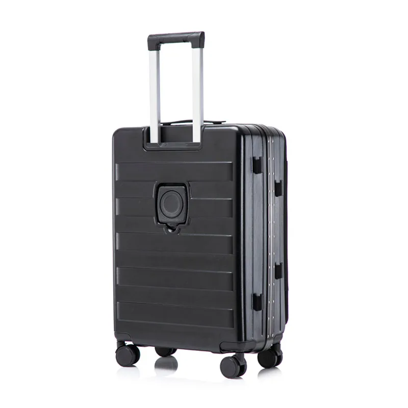 boîte à bagages avec cadre et poignée en aluminium, adaptée aux voyages, bagage à main de 20 à 24 pouces, disponible en différentes couleurs