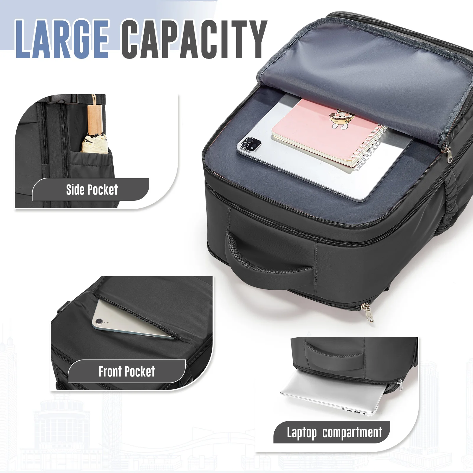 ryanair cabin bag 40x30x20 nouveau sac à dos de voyage easyjet bagage à main sac à dos pour un usage décontracté sac à dos pour ordinateur portable, d'affaires