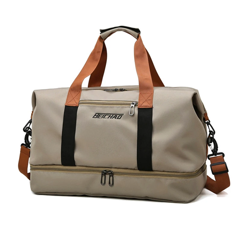 sac à bagages de loisirs de grande capacité pour hommes et femmes, sacs à bandoulière respirants, imperméables, résistants à l'usure, une initiative