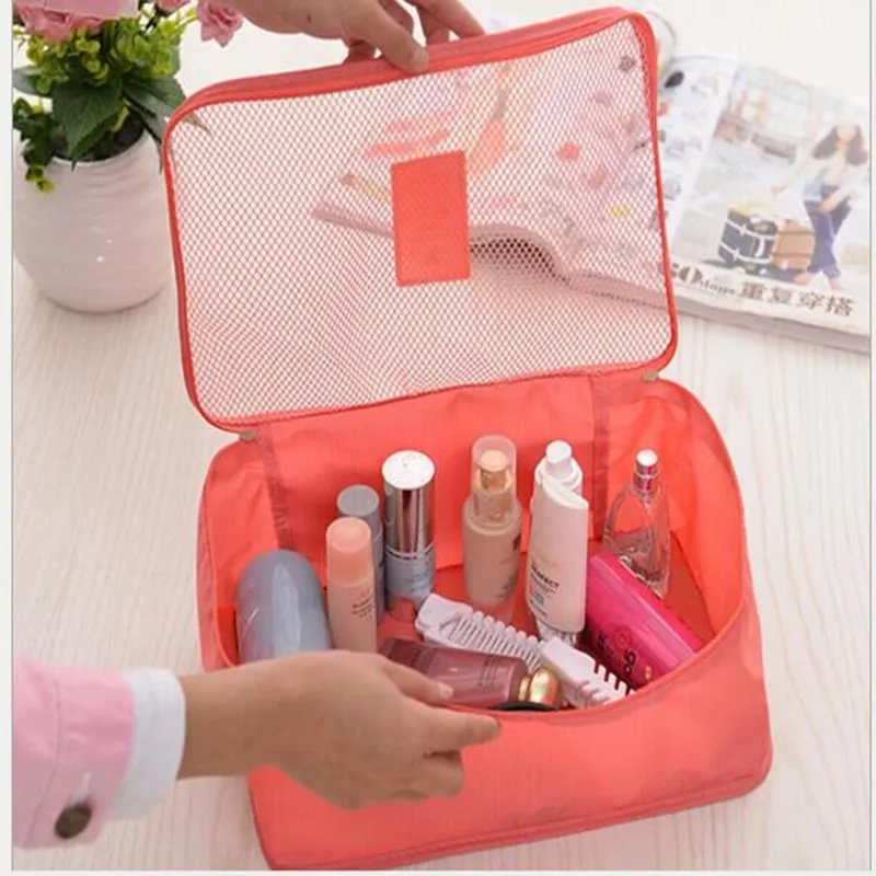 grand paquet de 6 sacs de voyage, organisateur de vêtements, sac de rangement, sac de valise de garde robe, organisateur de voyage, sac cube d'emballage de chaussures