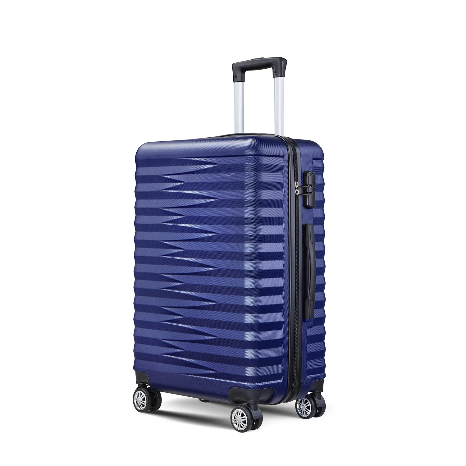 valise de voyage à roulettes de grande capacité pour Étudiant, bagage observateur avec fermeture Éclair