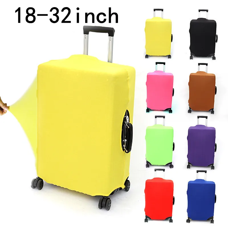 housse de protection pour valise extensible s/m/l/xl, étui anti-poussière pour bagages, protecteur de bagages adapté aux essentiels de voyage de 18 à 32 pouces
