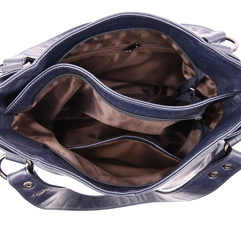 sac à main en cuir de haute qualité pour femmes, sacs à bandoulière décontractés, sacs initiés de grande capacité, sac fourre tout de voyage pour dames, nouveau, 2024