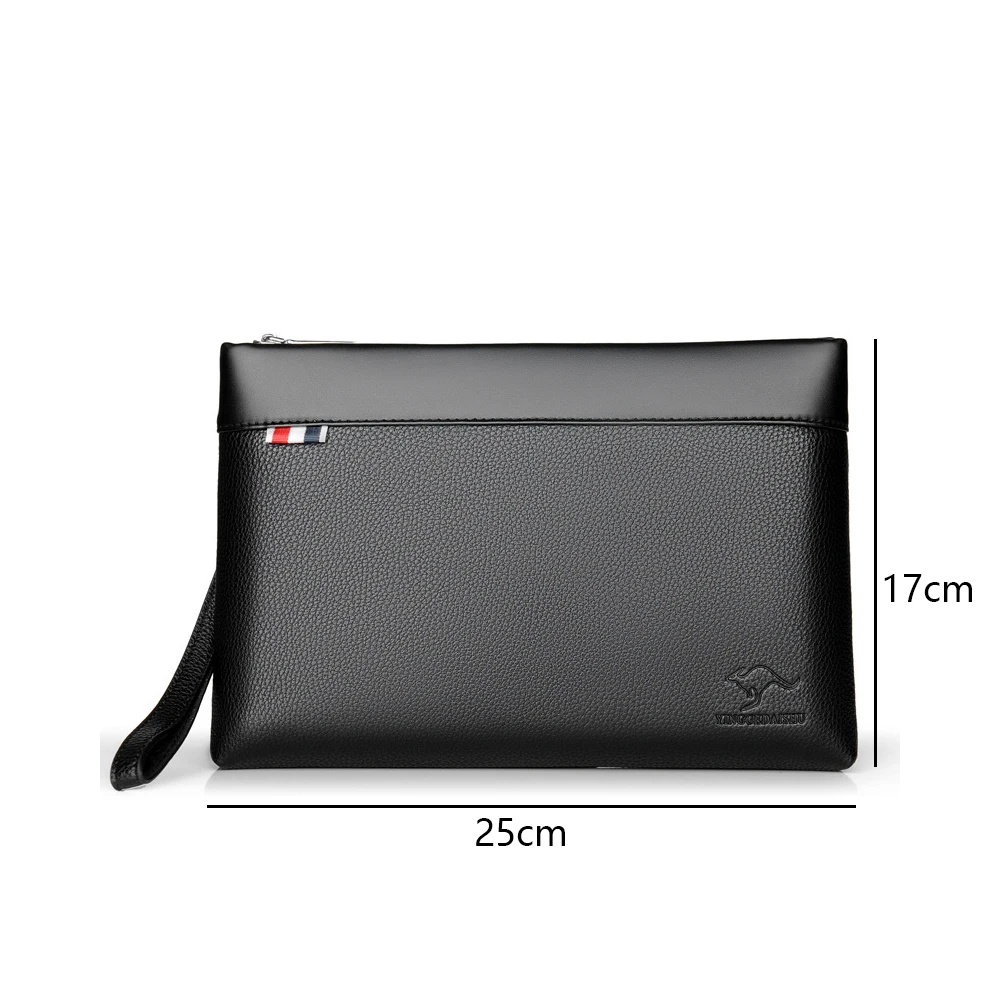 sac à main de style business pour hommes, pochette en cuir pu souple, sac de taille pour hommes, élégant, loisirs, pochette à main élégante, mode