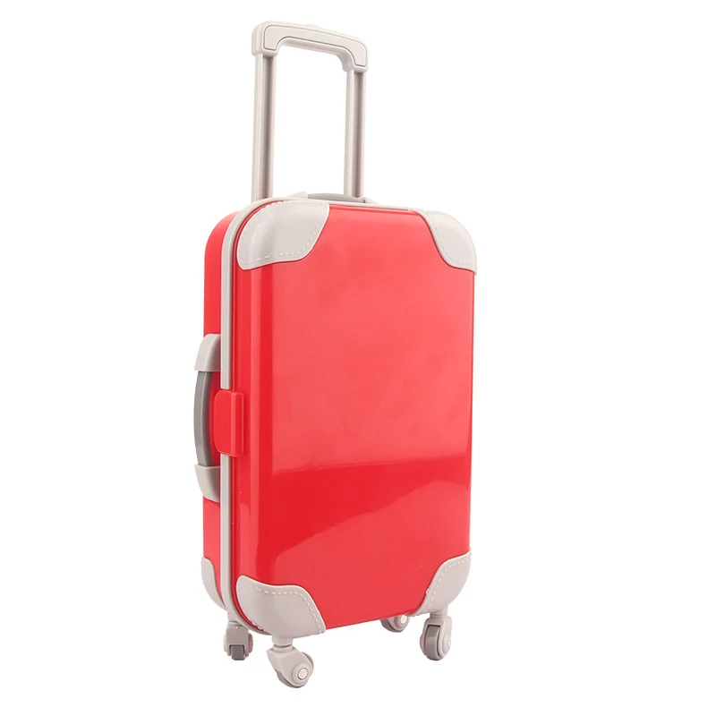 boîte de rangement de vêtements de bébé reborn, valise d'accessoires de beurre, adaptée aux poupées américaines de 18 pouces, 43cm, cadeau de jouet