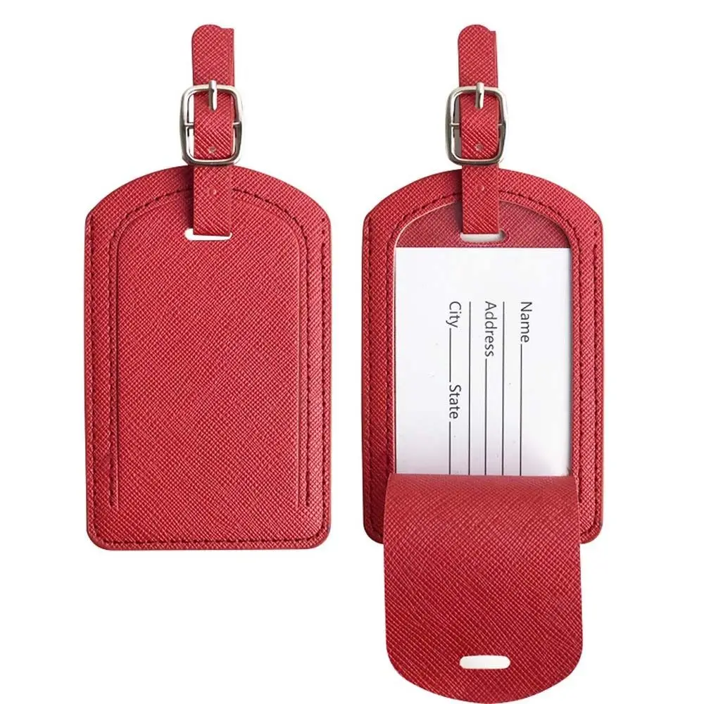Étiquette de bagage en cuir pu pour avion, enregistrement de voyage, vacances, étiquette de valise d'avion, carte d'embarquement
