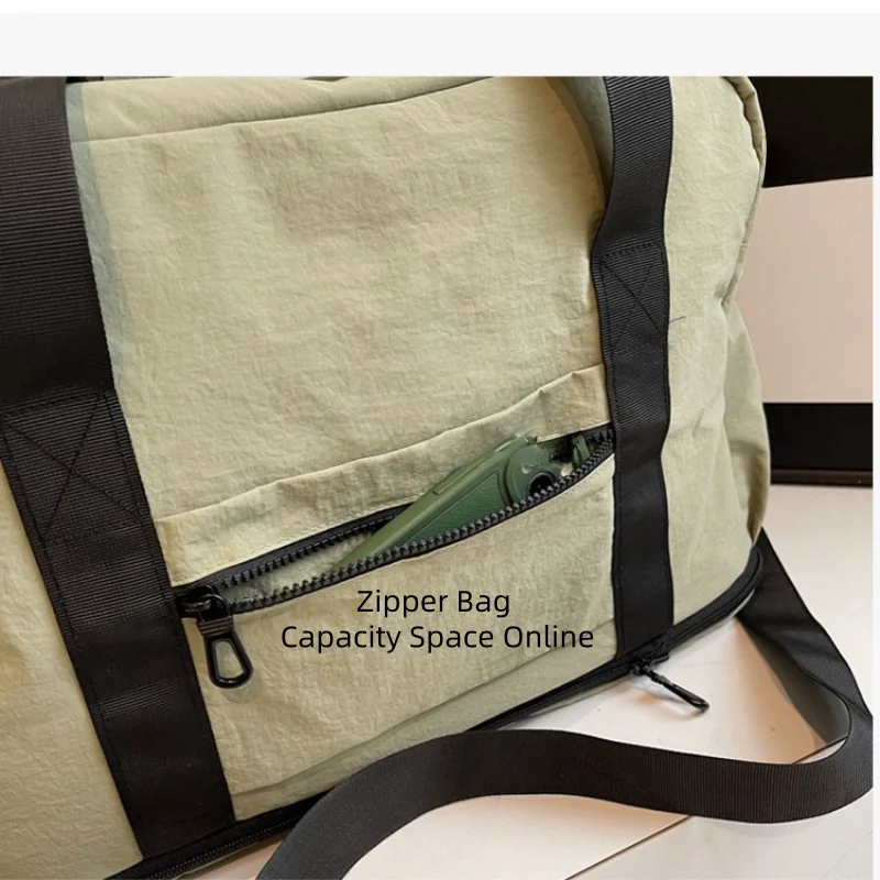 sac de voyage pliable, bagage extensible de grande capacité, élégant, portable, séparation sèche humide, sac de sport multifonctionnel pour fitness