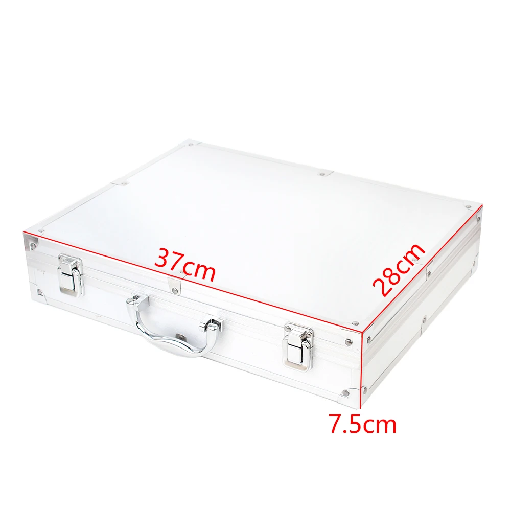 boîte à outils mallette à instruments en aluminium boîte de rangement équipement portable boîte à outils boîtes de rangement grand étui rigide valise en aluminium