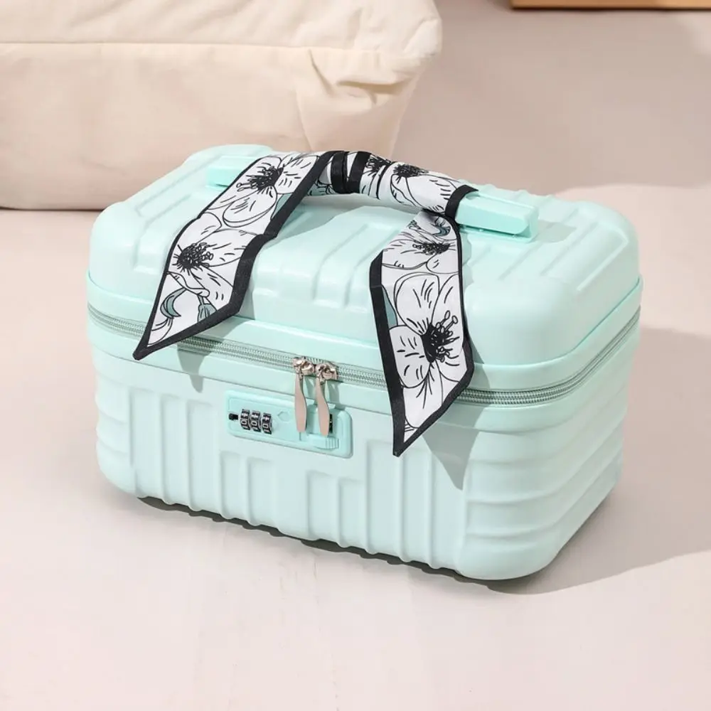 facile à transporter 17 pouces trousse à cosmétiques portable à la mode mini sac à bagages étanche durable sac de rangement de toilette valise