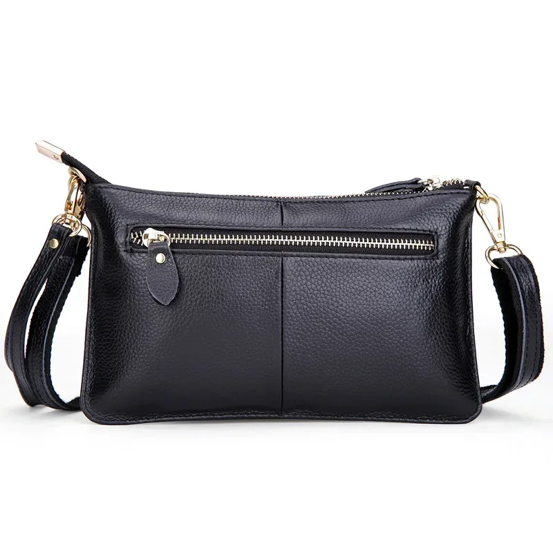 sacs à main en cuir véritable souple pour femmes, sacs à bandoulière de grande capacité, sac à main portable avec poche pour téléphone