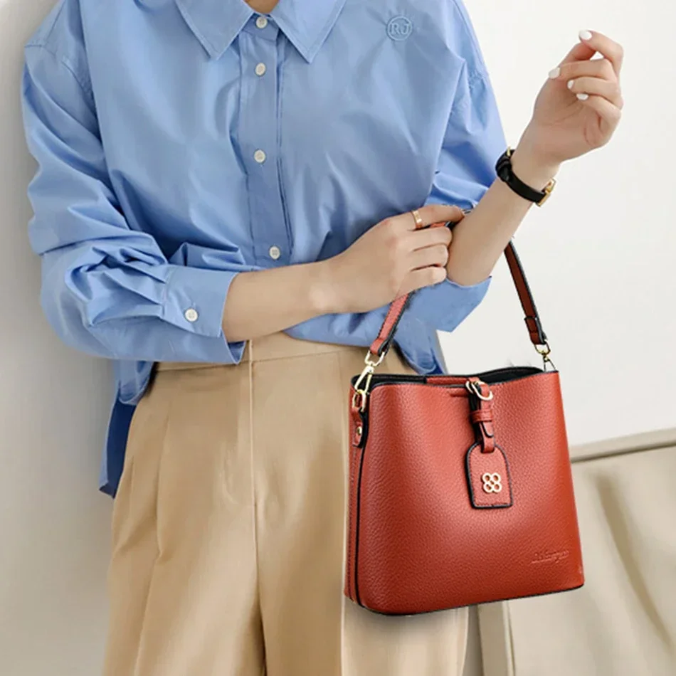 sac à main de luxe en cuir multifonctionnel pour femme, sacoche à 3 couches, de bonne qualité, de styliste
