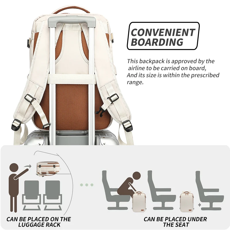 sac à dos de voyage 40x20x30 cabine avion étanche extensible week end ordinateur portable avec port usb ryanair bagage à main femmes hommes sac à dos