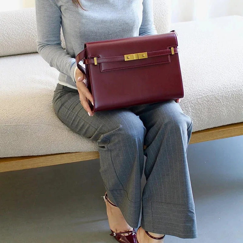 sac à main rétro de luxe pour femmes, marque originale yangshulin, sac sous le bras manhattan, sensation haut de gamme, sac à la mode pour femmes