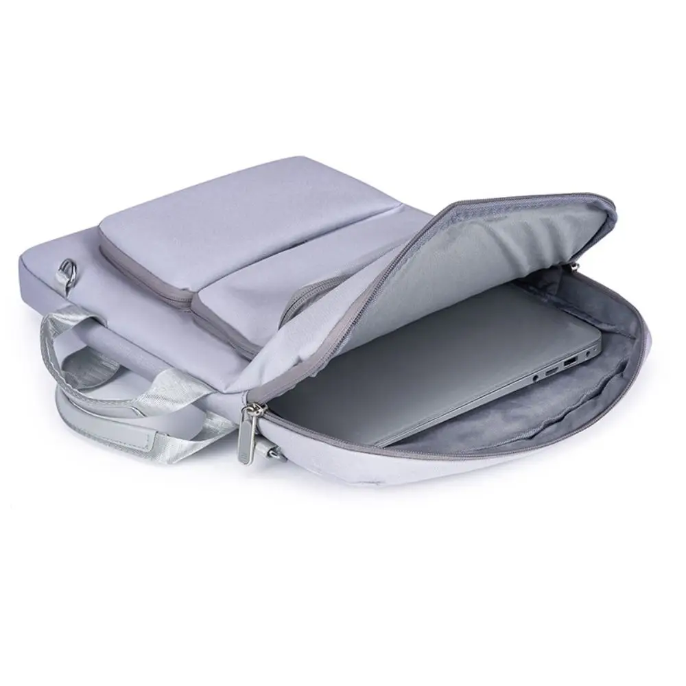 sac à main léger et portable pour ordinateur portable, porte documents résistant à l'usure, pochette pour ordinateur portable, sacoche à bandoulière antichoc pour le travail