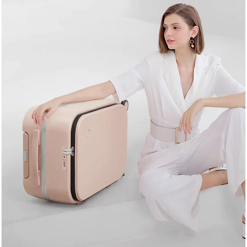 mixi – valise à cadre en aluminium, design breveté, bagage à main, belle cabine d'embarquement 18 20 24 pouces, m9260