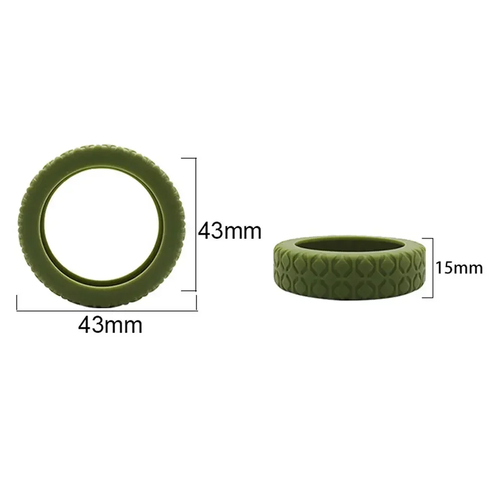 8 pièces valises de voyage housse de protection de roue anti dérapant résistant à l'usure silicone silencieux protecteur pour bagage à main roulette