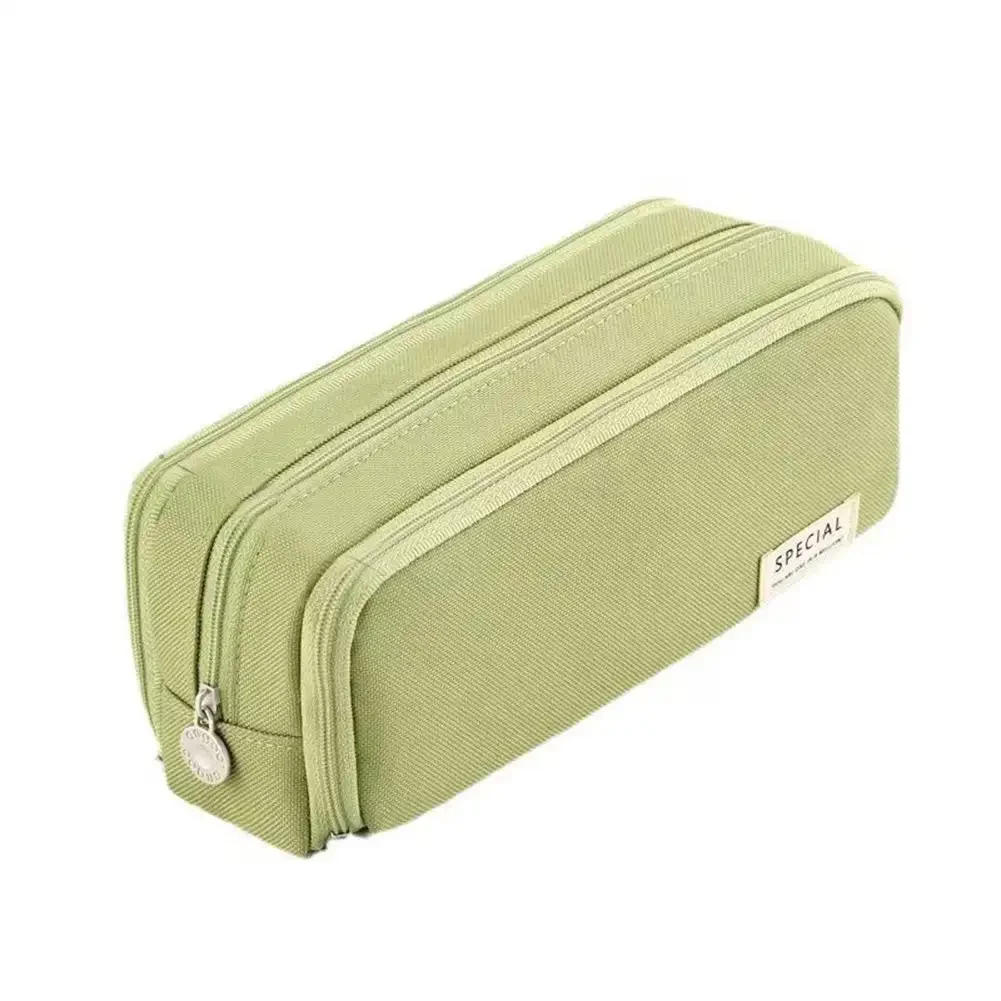trousse à crayons de grande capacité, étuis à crayons mignons kawaii, trousse à stylos pour étudiants, grande boîte de fournitures scolaires, sacs à crayons staacquering, poudres à crayons